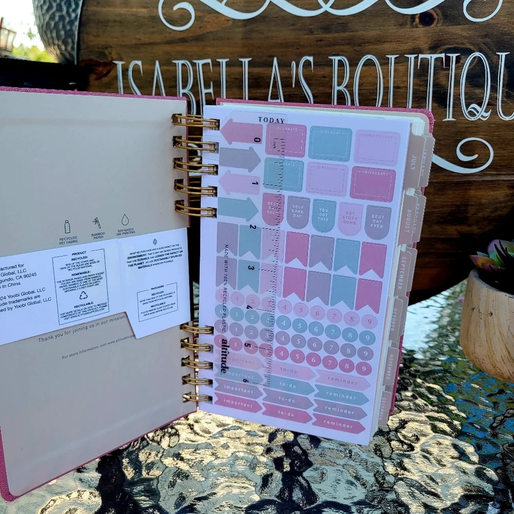 2024/2025 Altitude Mauve Pink Planner
